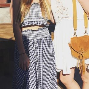 Adorable gingham set